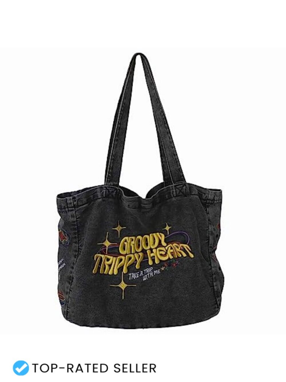 Denim Aesthetic Tote Bag Women Large Shoulder Hobo Crossbody Y2K Trendy Pockets